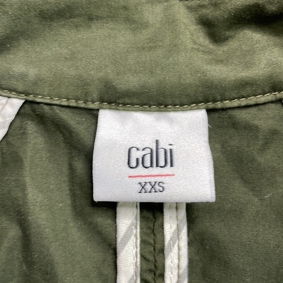 CAbi Women’s Olive Green Expedition Jacket, Style #5478, size XXS - Picture 5 of 15